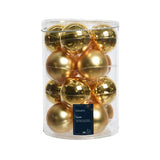 Kaemingk Boules de Noël en verre brillant, mat mixdia8cm