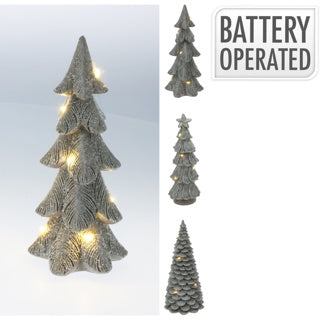 Sapin de Noël avec LED 21cm design 3ass