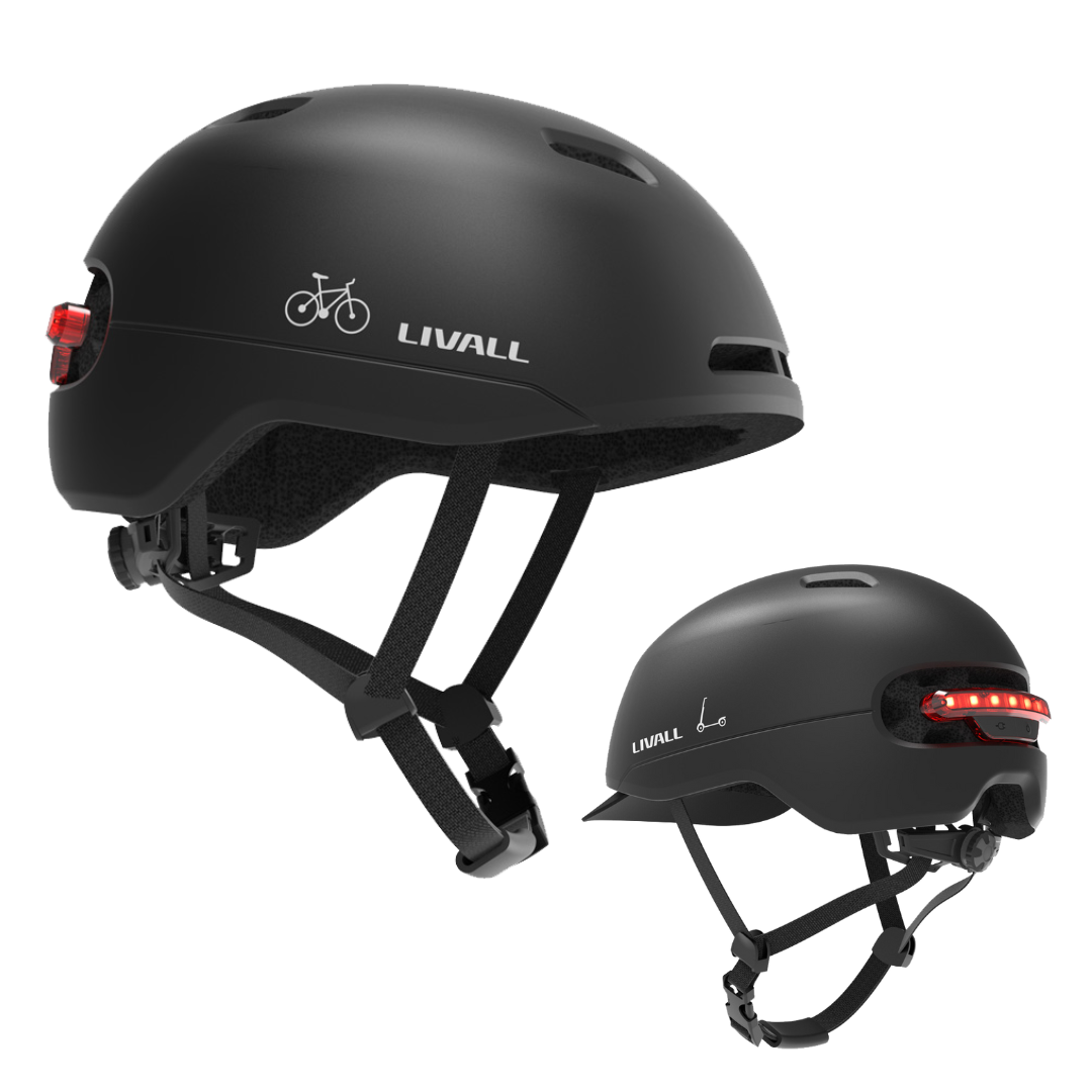 Livall c21 - casque de vélo électrique avec feu stop et capteur de collision