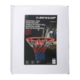 Anneau de basket Dunlop - métal - avec filet et matériel de montage - ø anneau env. 45 cm
