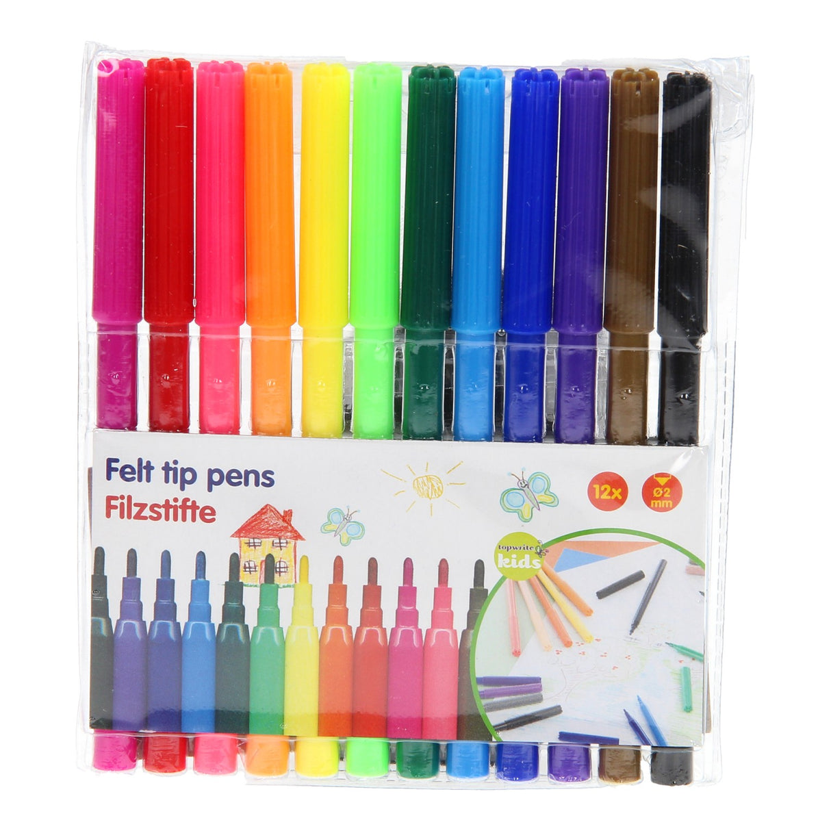 Stylos-feutres Topwrite, 12 pcs.