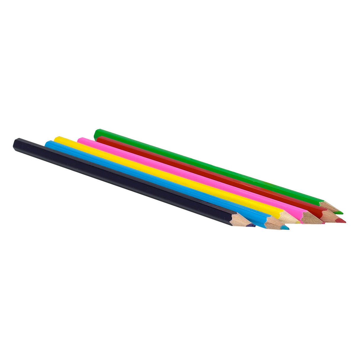 Crayons de couleur, 6 pièces.