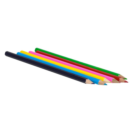 Crayons de couleur, 6 pièces.