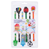 Crayons avec gomme, 6 pcs.