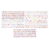 Figures d'autocollants en diamant