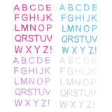 Alphabet strass, 27 pcs.