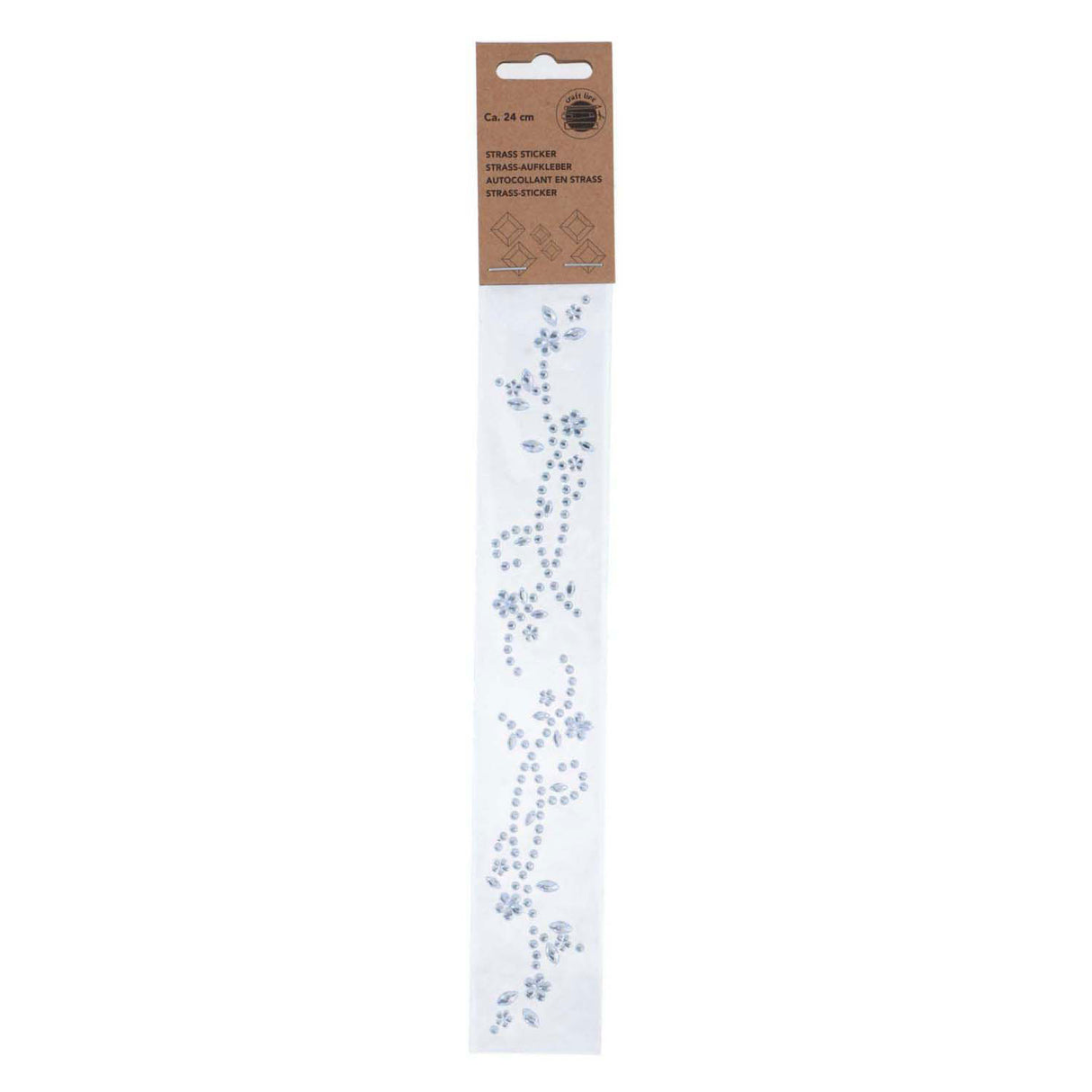 Guirlande d'autocollants strass