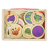 Jeu de mémoire en bois Marionettewood 20 pièces