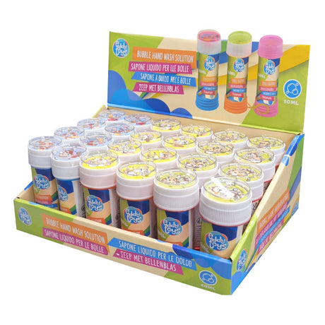 Eddy Toys Jouets à bulles 50 ml, lot de 24 pièces pour fête d'enfants.