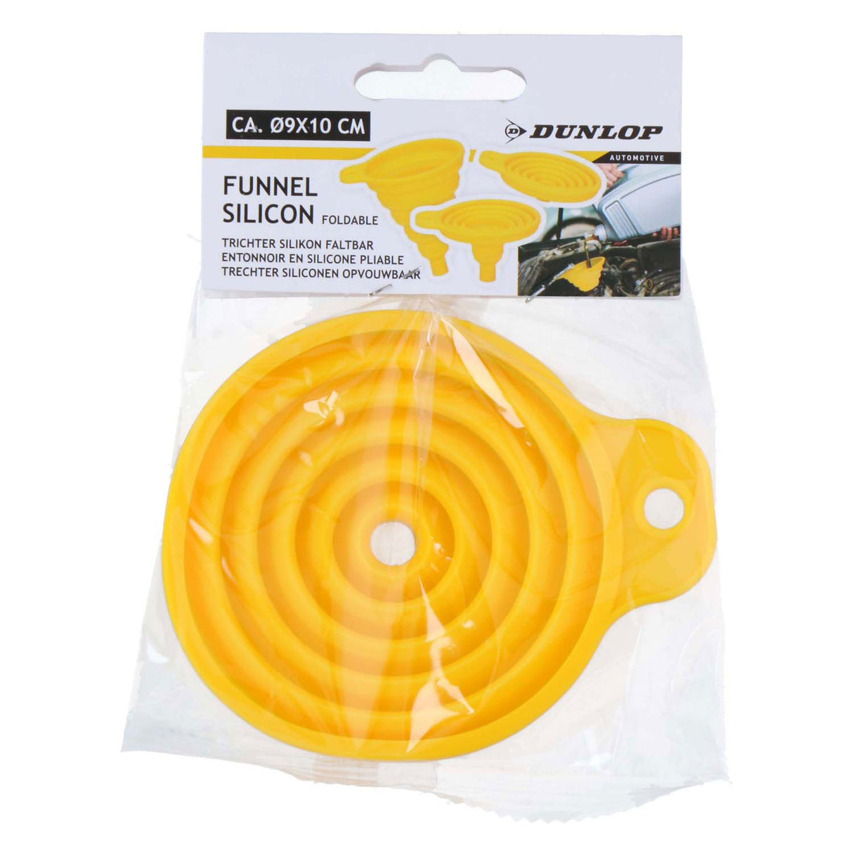 Entonnoir Dunlop pliable jaune