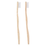 Brosse à dents en bambou, 2 pcs.