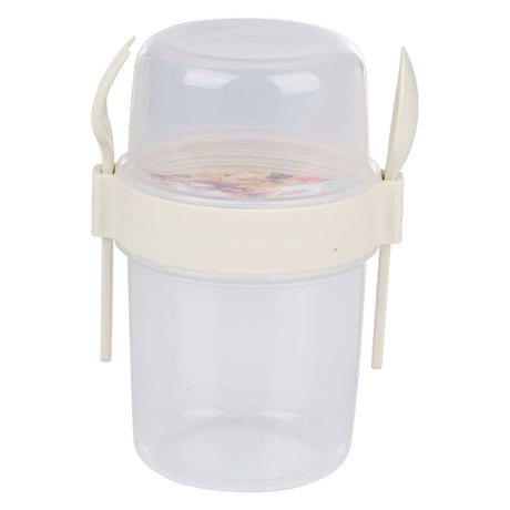 Tasse de conservation des aliments avec couverts