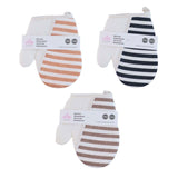 Rayures des gants de bain