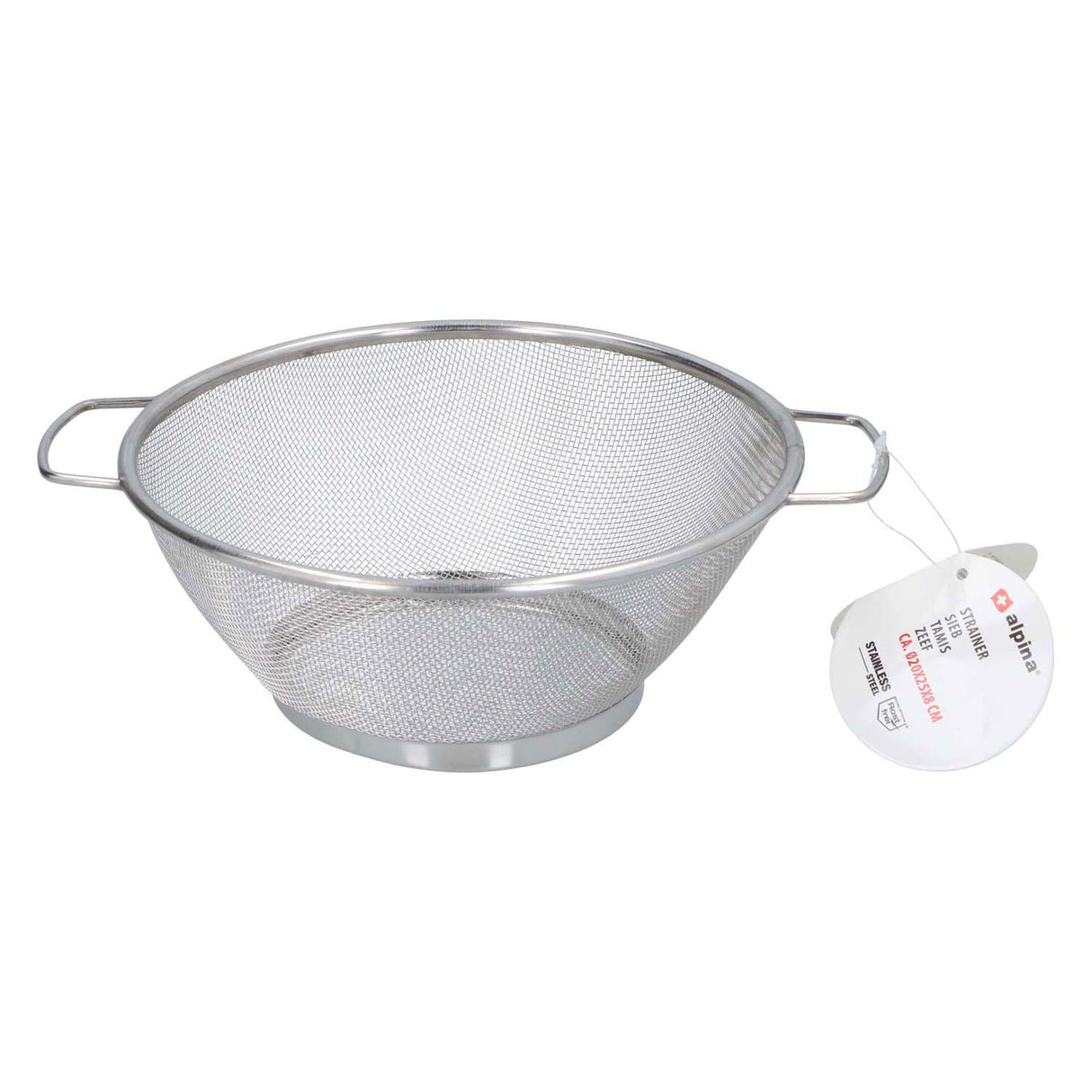 Passoire à tamis Alpina en acier inoxydable - 25cm