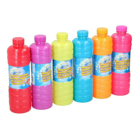 Eddy Toys souffleur à bulles 1l avec baguette - souffleur à bulles avec liquide - faire des bulles de savon à l'extérieur - y compris baguette souffleur à bulles - 1 couleur aléatoire