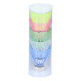 Eddy toys navettes de badminton - 5 pièces - volants de badminton en plastique - navettes de badminton colorées - balles de badminton pour l'entraînement et le jeu récréatif