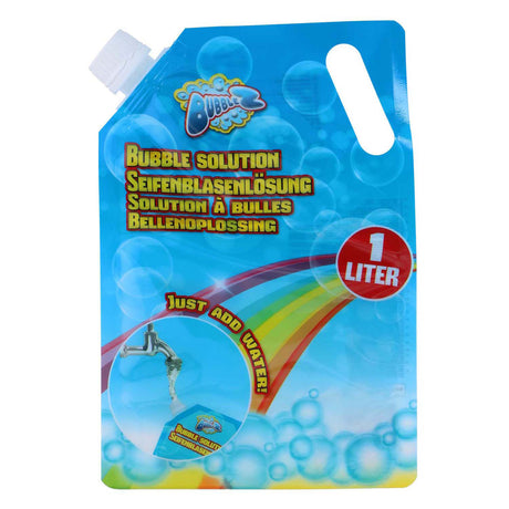 Recharge pour souffler des bulles Bubblez 2 litres - solution à bulles pour souffler des bulles - recharge liquide pour bulles de savon - il suffit d'ajouter de l'eau
