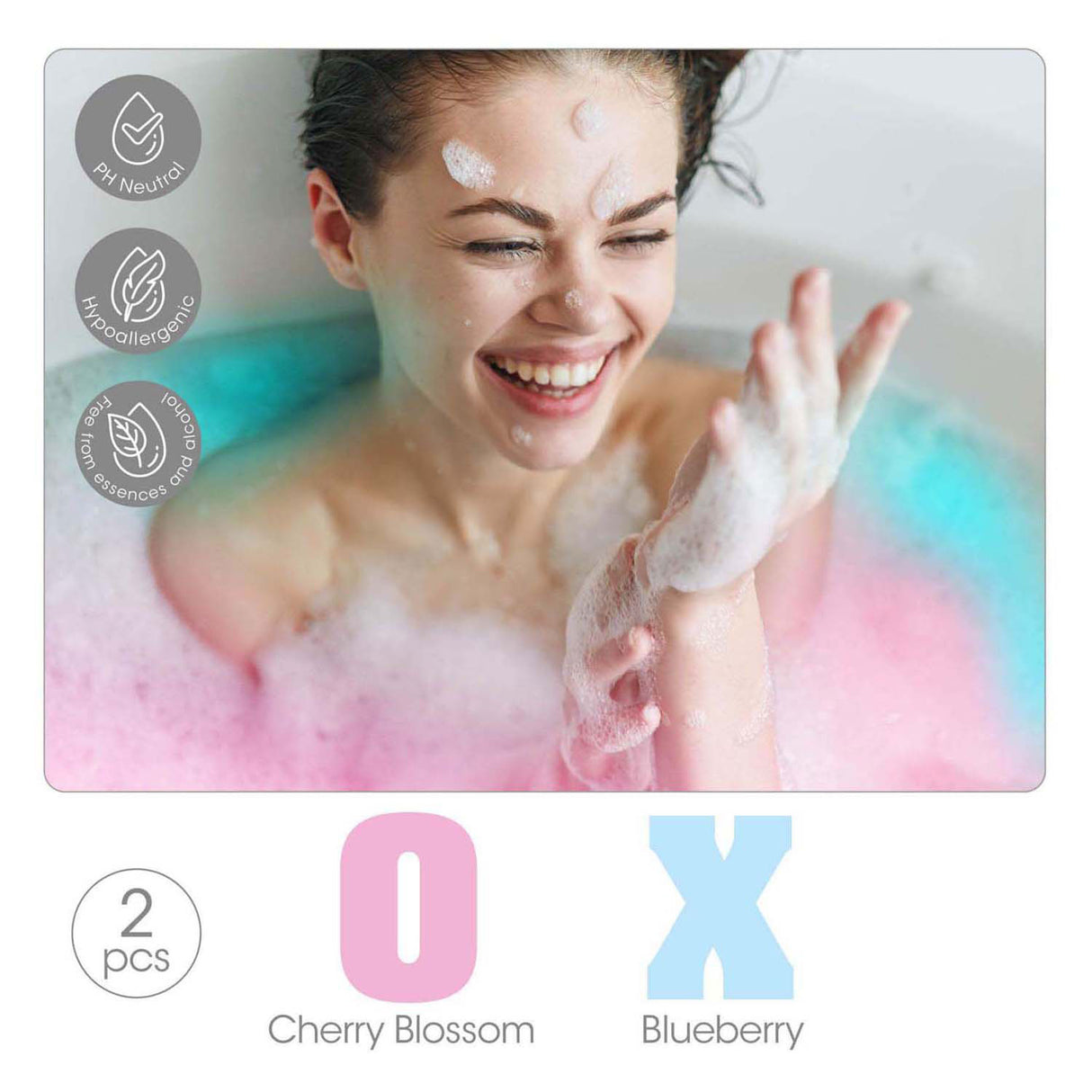 Bombe de bain, 2 pcs.
