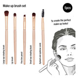 Pinceaux de maquillage, 5 pcs.
