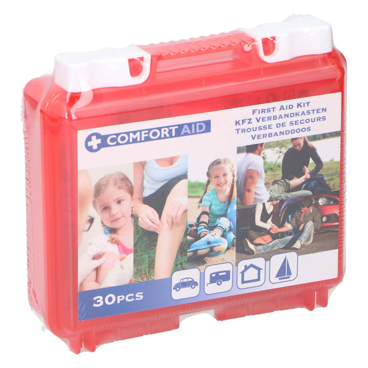 Boîte de premiers secours 30 pièces | 4 pièces
