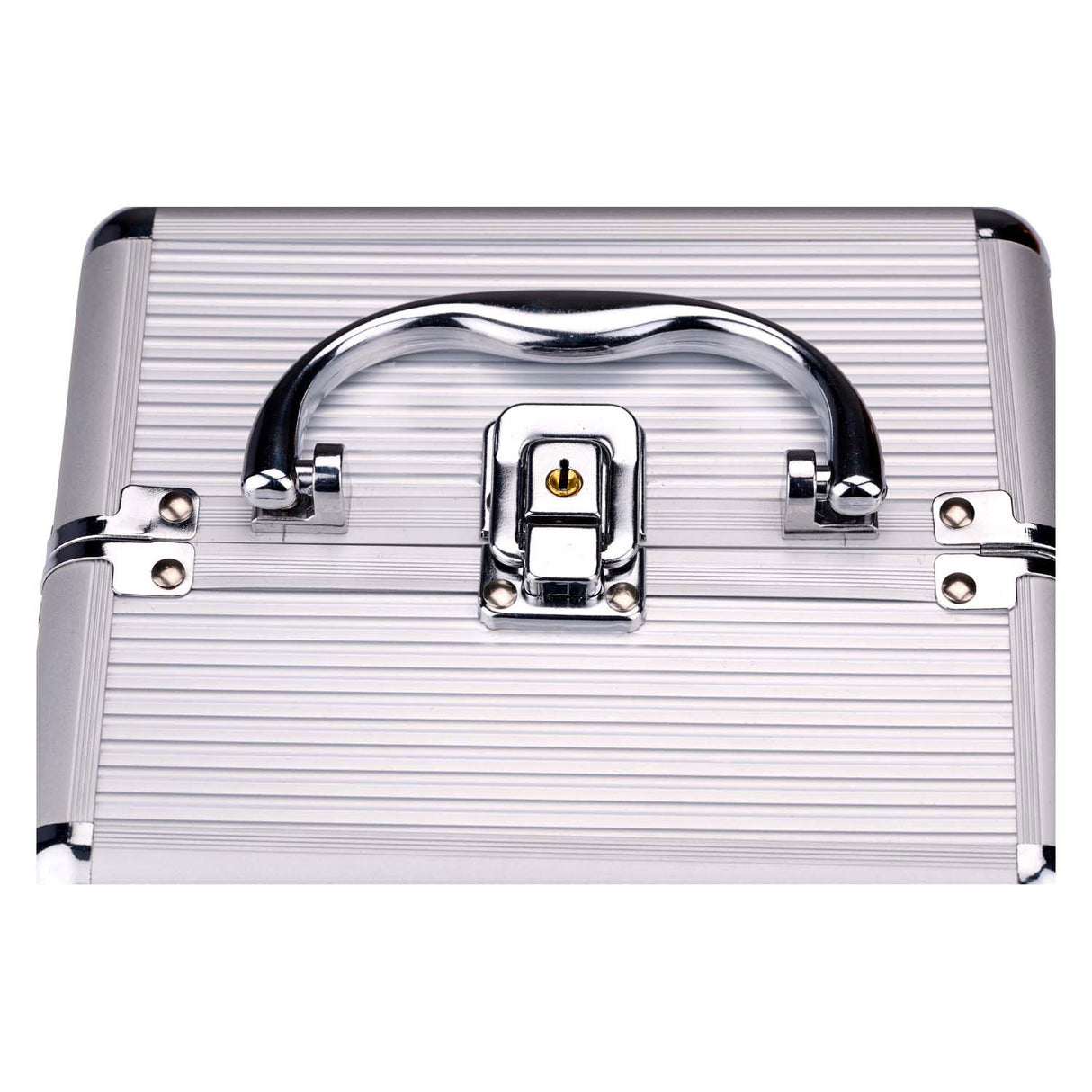 Trousse de maquillage argent