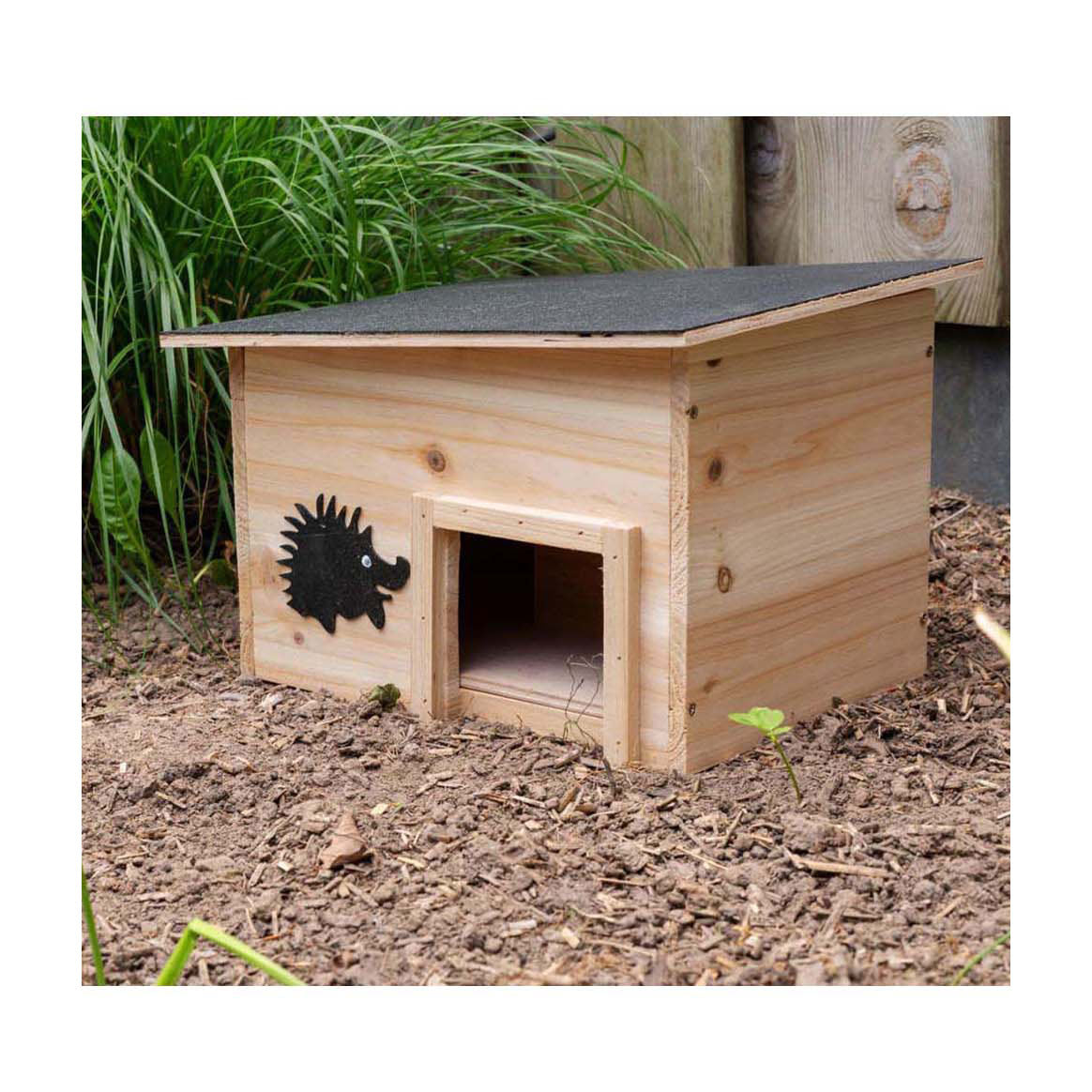 Maison hérisson en bois de jardin Lifetime 32x26x20 cm