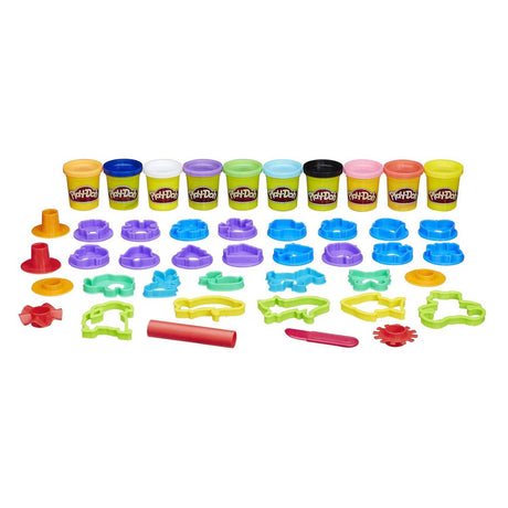 Boîte à outils Hasbro Play-Doh avec +30 pièces 10 pots en argile