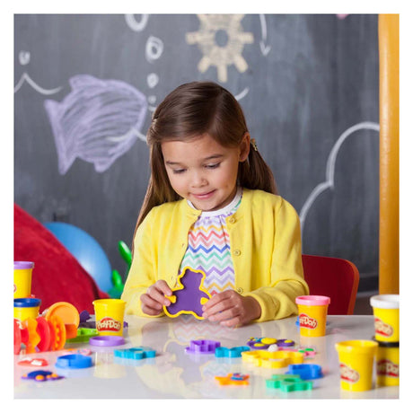 Boîte à outils Hasbro Play-Doh avec +30 pièces 10 pots en argile