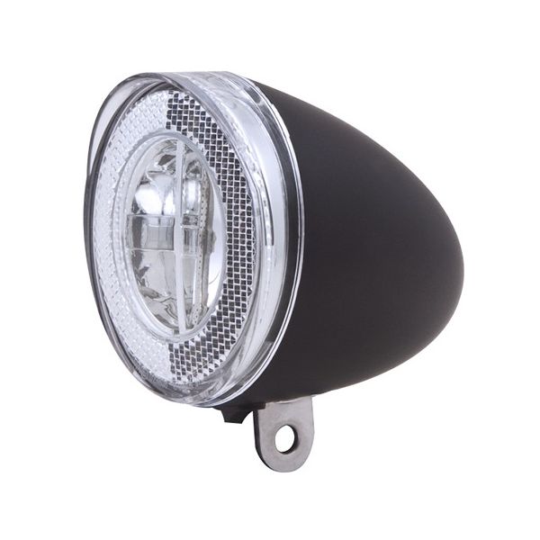 Spanninga Swingo Headlight Black Batt. carte