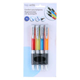 Stylos à bille avec grip, 4 pcs.