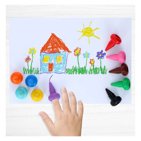 Crayons de cire empilables, 10 pcs.