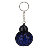 Boule de squish en maille porte-clés