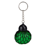 Boule de squish en maille porte-clés