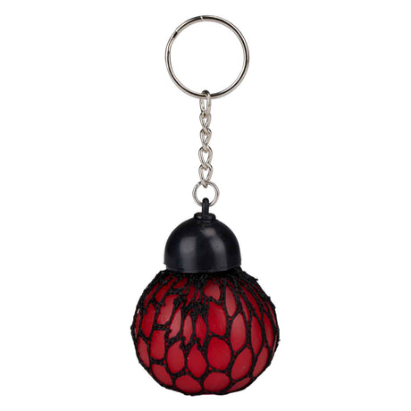 Boule de squish en maille porte-clés