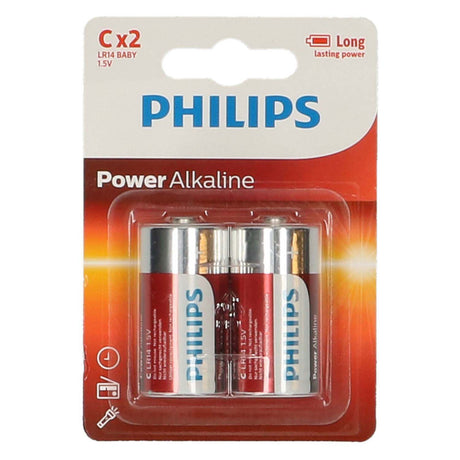 Philips batterie powerlife batterie powerlife lr14 bébé 2 sous blister