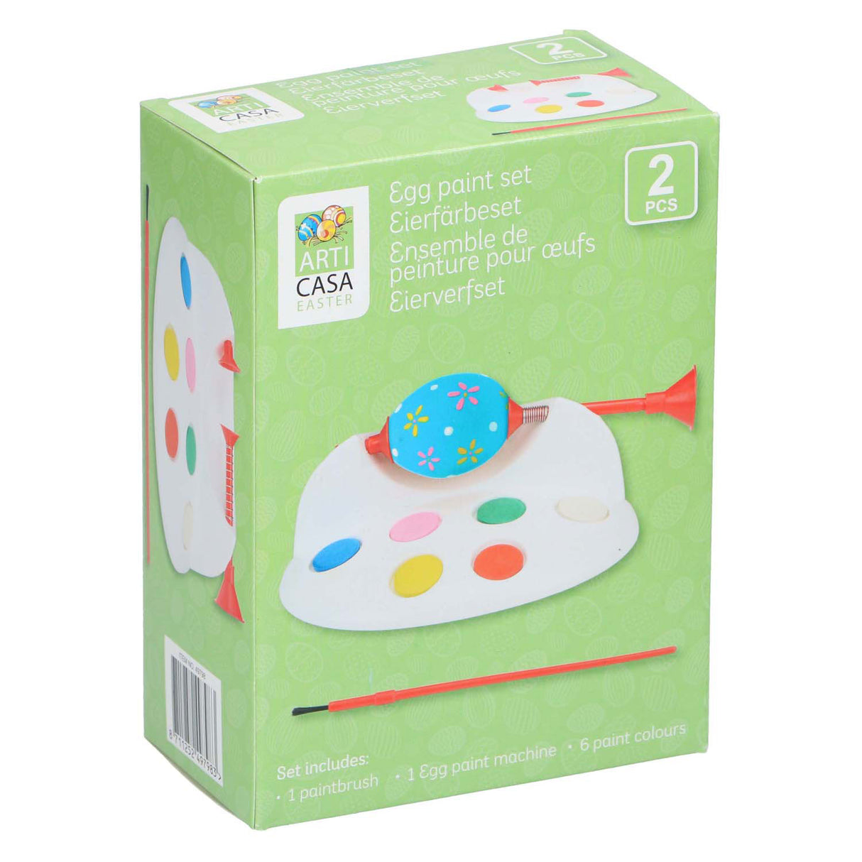 Kit de peinture aux œufs avec pinceau