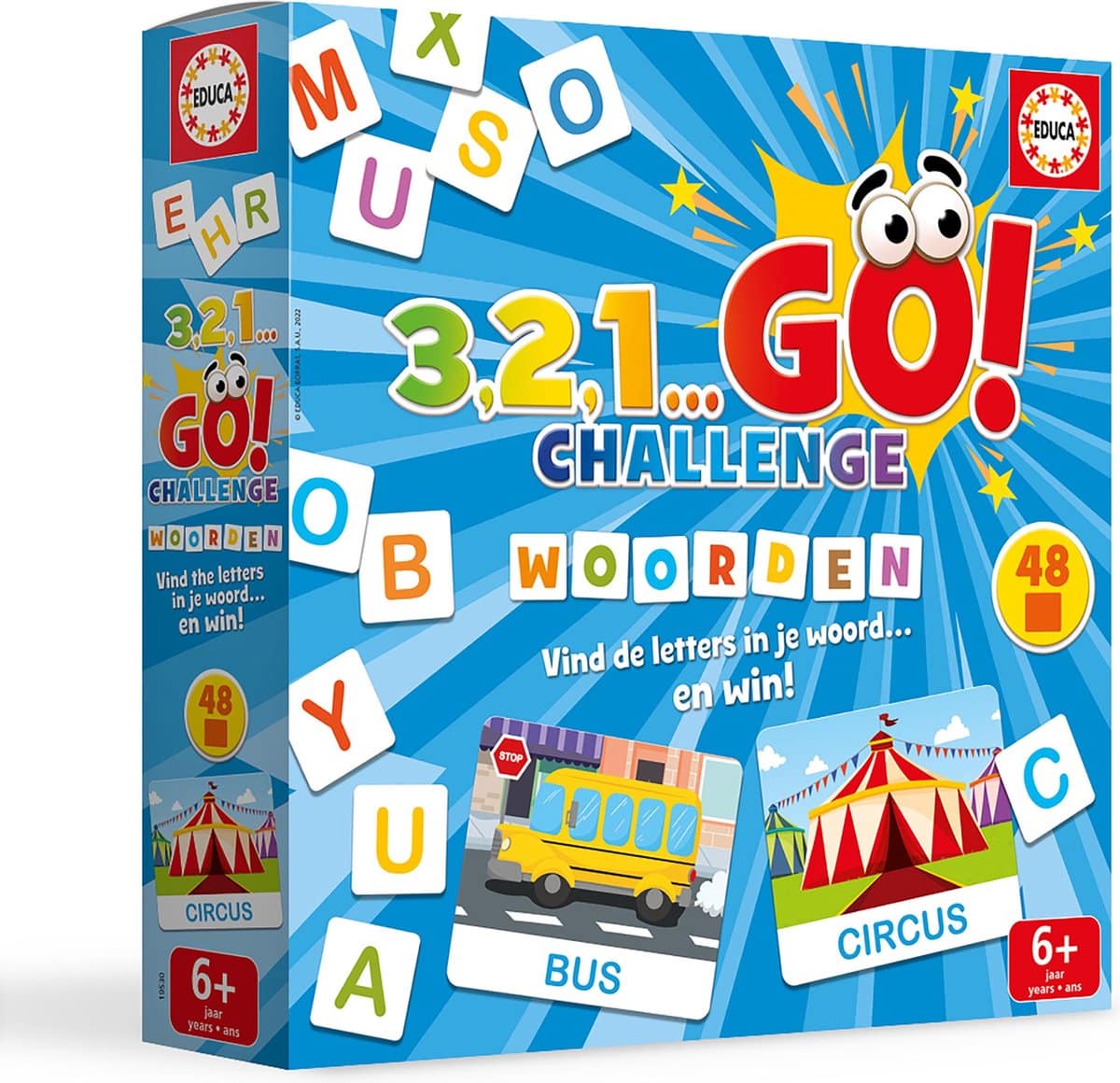 Intro, juste les jeux 3-2-1, défiez des énigmes avec des mots