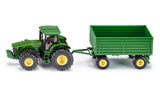 Siku 1953, tracteur John Deere avec cintre, échelle 1:50, métal plastique
