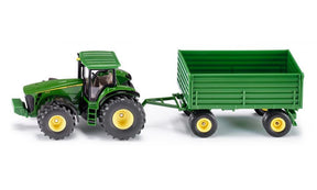 Siku 1953, tracteur John Deere avec cintre, échelle 1:50, métal plastique