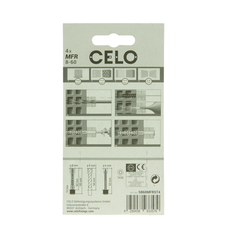 Celo 1065488 - multifunctionele raamplug mfr 8-60 sb tx | 5 stuks