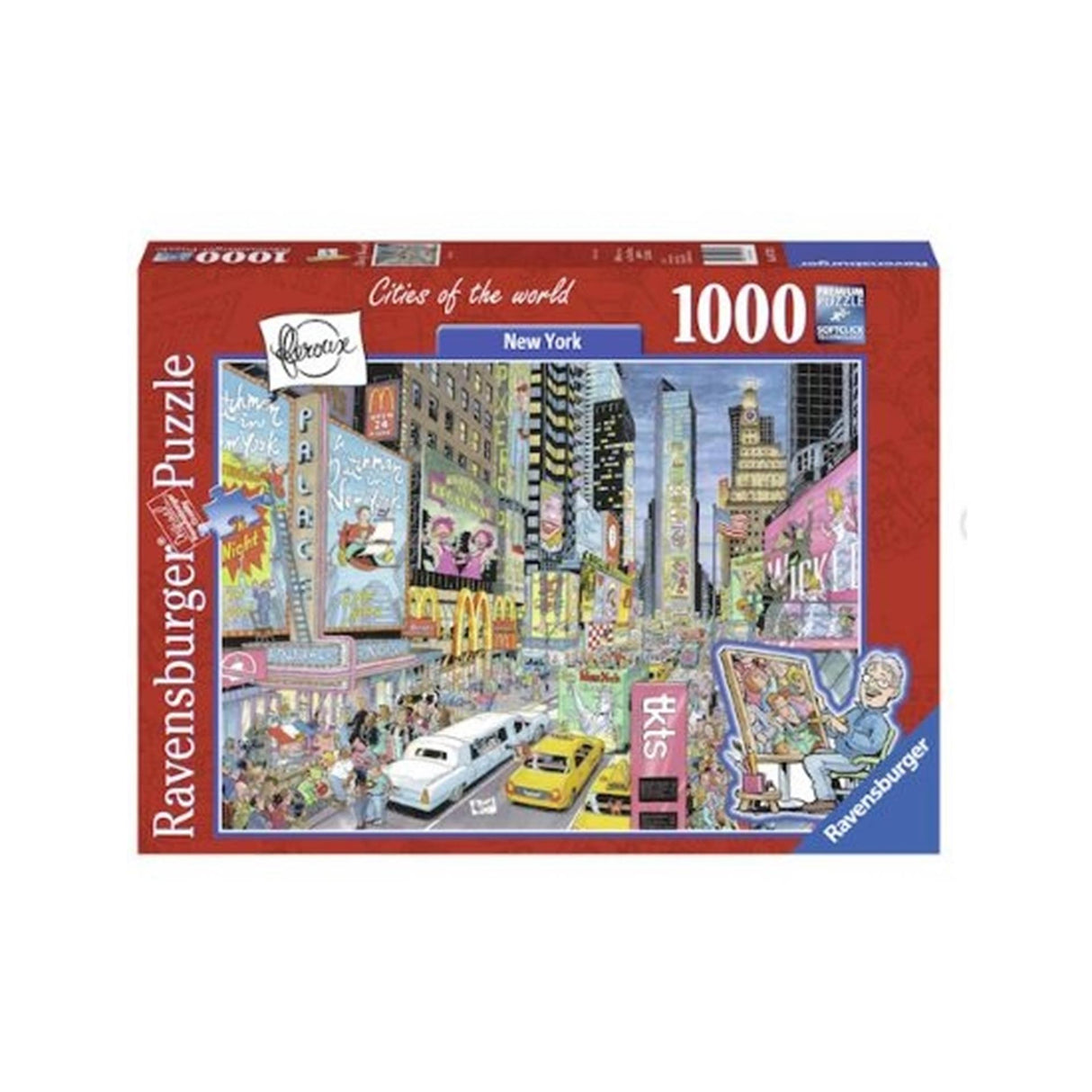 Ravensburger Puzzle Jigsaw Fleroux New York, 1000st.