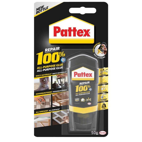 Pattex réparation 100% colle 50gr sur blister
