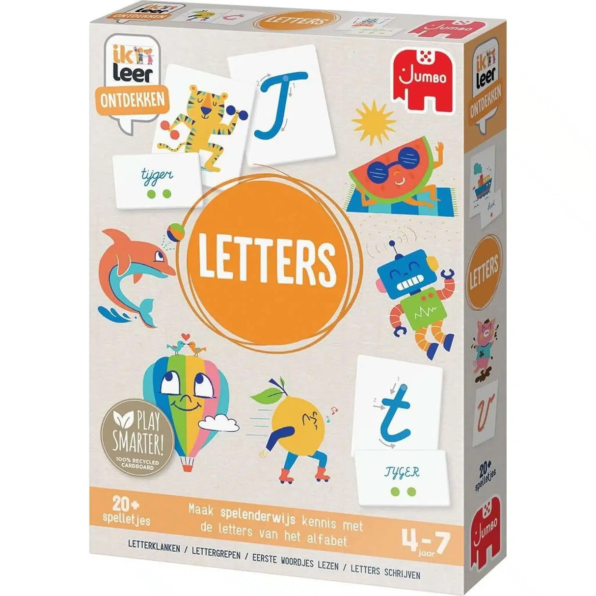 J'enseigne le jumbo - découverte - lettres - jeu éducatif - à partir de 4 ans