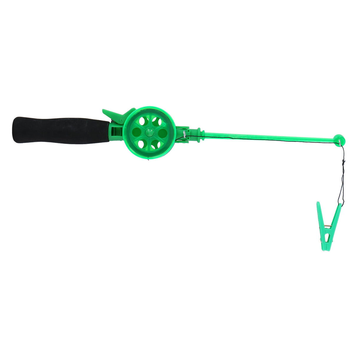 Rod de crabe en plastique vert, 34 cm