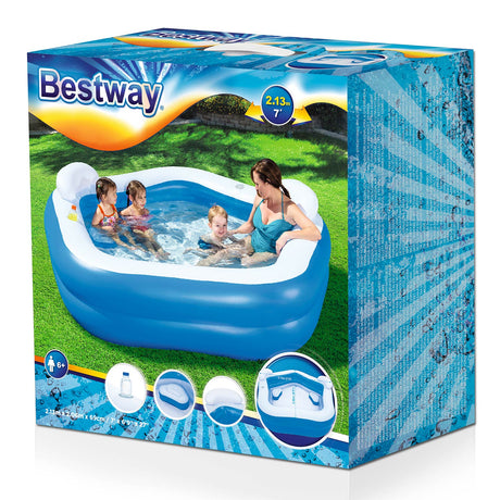 Piscine familiale Bestway oasis pentagonale 213