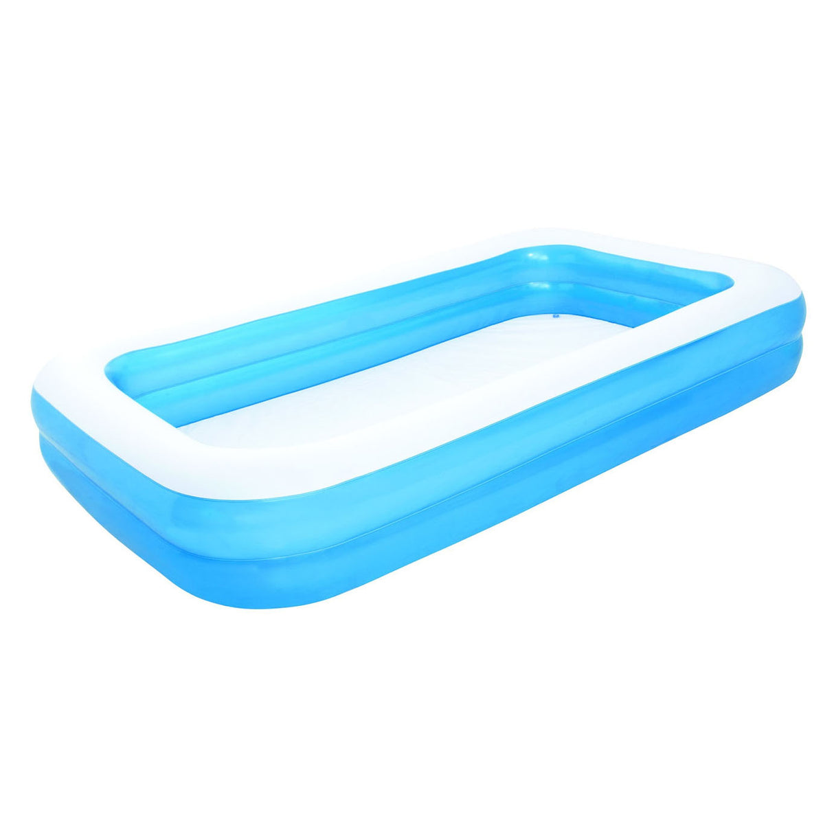 Bestway family swimming pool 2 edges rectangle 305 blue