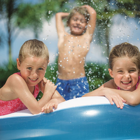 Rectangle de la piscine familiale de Bestway, 305x183x46cm