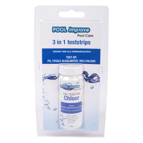 Bestway Pool Improve Teststrips 3 in 1, 50 teststrips