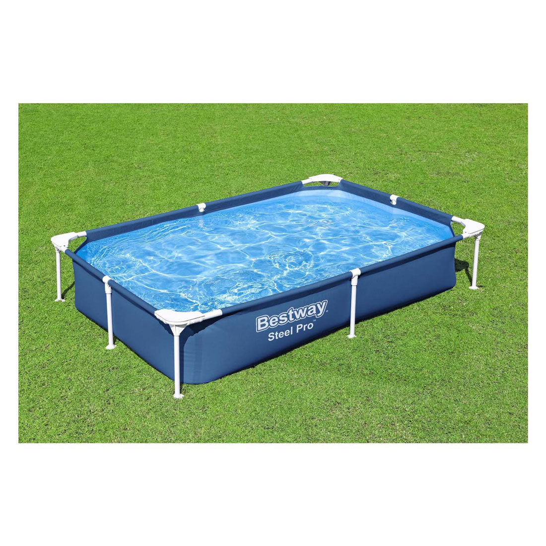 Piscine Bestway acier pro rectangle, 221 cm