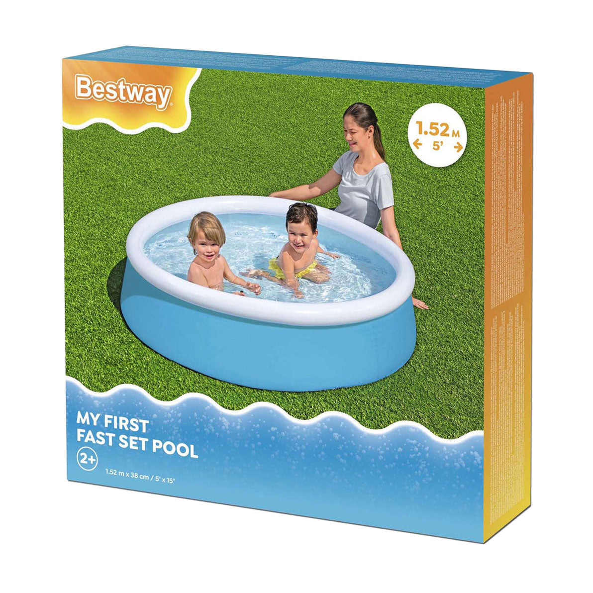 Bestway ma première piscine ronde à prise rapide, 152 cm